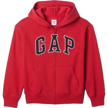 Chlapecká mikina Chlapecká mikina GAP V-BAS HERITAGE FZ XXL Červená, Černá
