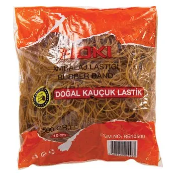 Archivační box Noki, Gumičky sáček, průměr 10 cm, 500g, natural