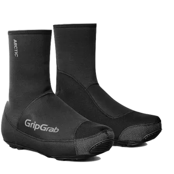 Cyklistické návleky Návleky na tretry GRIP GRAB Arctic 2 Waterproof Deep Winter Gravel Shoe Cover černé M