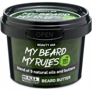Péče o vousy Máslo na vousy Beauty Jar My Beard My Rules Beard Butter