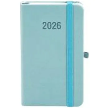Diář Kalendarz 2026 A6 Memofix TDW błękitny