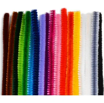 Hobby drát Chlupatý drátek Ø8 mm - délka cca 30 cm - mix barev