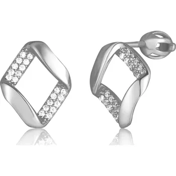 Šperk JVD Moderní stříbrné pecky se zirkony SVLE3307XF3BISR + 2 měsíce na vrácení zboží