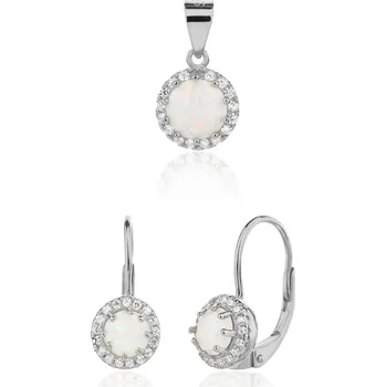 Šperk JVD Elegantní stříbrná sada šperků SVLS0121SJ6O100 (přívěsek, náušnice) + 2 měsíce na vrácení zboží