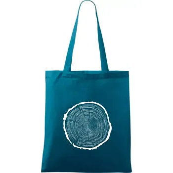 Letokruhy 70 bez věku - Taška bavlněná - 42 x 38 cm ( Petrolejová )