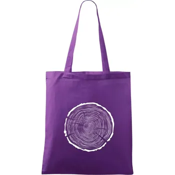 Letokruhy 100 bez věku - Taška bavlněná - 42 x 38 cm ( Fialová )