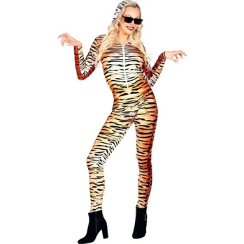 Karnevalový kostým Dámský overal tygr - S/M