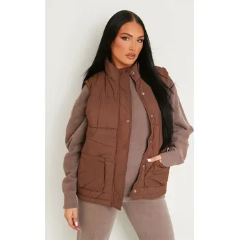 Dámská vesta Vesta Missy Empire Chocolate 1277090 8 (XS)