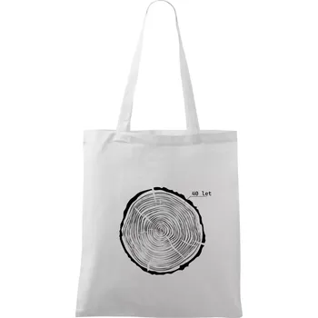 Letokruhy - 40 - Taška bavlněná - 42 x 38 cm ( Bílá )