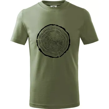 Letokruhy 60 bez věku - Tričko dětské bavlněné - 134 cm/8 let ( Khaki )