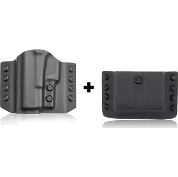 Příslušenství pro sportovní střelbu set Glock 17/19 pro leváka - vnější kydex 339g17Lzas