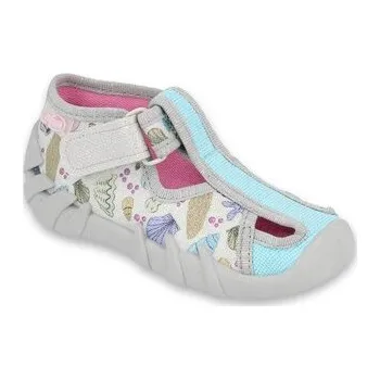 Dívčí bačkory 190P098 20 - dívčí bačkorky Befado 1SZ, mušle 190P098_26