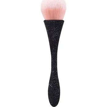 Kosmetický štětec Pędzelek Długi do Usuwania Pyłu w Diamenty Měkké štětiny Shiny Kosmetický