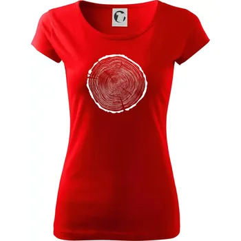 Dámské tričko Letokruhy 85 bez věku - Dámské triko Pure - XS ( Červená )