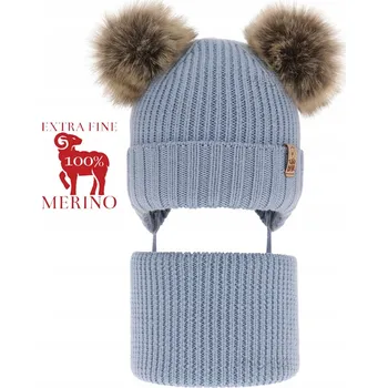 Čepice MINISMYK dětská zimní čepice, velikost 44-48 cm