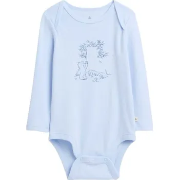 Kojenecký body Dětské body GAP V-LS LOGO BODYSUIT 18-24M Světle modrá