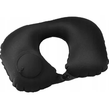 Polštář POHODLNÝ CESTOVNÍ POLŠTÁŘ Nafukovací S PUMPIČKOU Croissant do letadla a auta