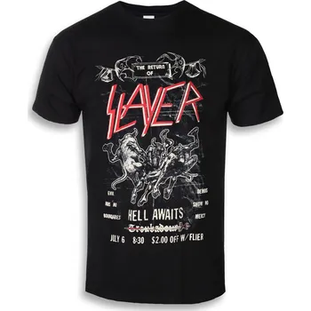Pánské oblečení Tričko metal pánské Slayer - Vtge Flyer - ROCK OFF - SLAYTEE51MB - M