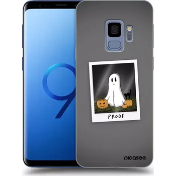Pouzdro na mobilní telefon Picasee silikonový černý obal pro Samsung Galaxy S9 G960F - Proof