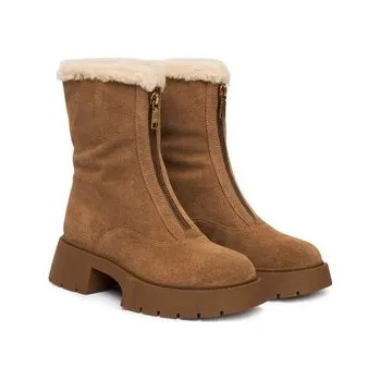 Dámská móda Polokozačky Coach Leah Platform CCH85 Hnědá 40