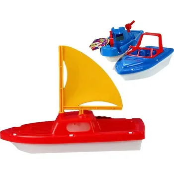 Lodička 28cm plastová do vody 28cm motorový člun 3 druhy