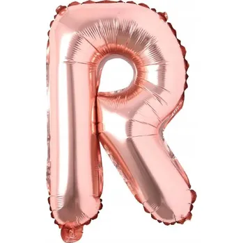 Balónek Fóliový balónek písmeno R, 40 cm, růžový