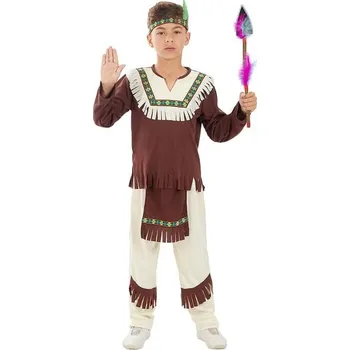 Karnevalový kostým Funiglobal - Kostým indián pro chlapce - 10-12 years