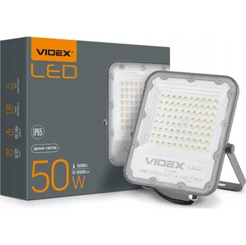 LED reflektor Videx 50 W 6500 lm 5000 K šedý IP65