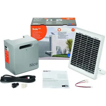 Pohon brány SOLEKIT - solární napájení pohonů Nice Home