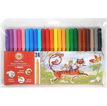 Fixy Klasické fixy popisovače sadě 24 kusů Koh-I-Noor ks