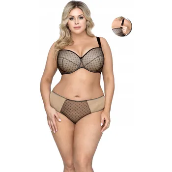 Podprsenka BIGGI PODPRSENKA PRO NA KOJENÍ MAMA ČERNÁ BÉŽOVÁ 95G