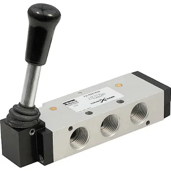 Instalatérský materiál Pneumatický ventil G1/2", 5/2, páka/páka, 12 bar Parker P2LDX514VV