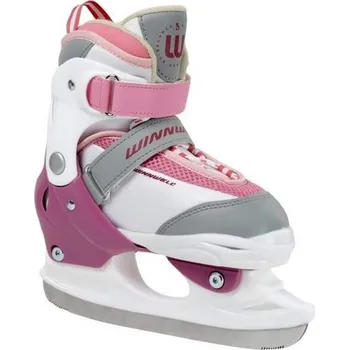 Zimní sport Dětské lední brusle WINNWELL BALANCE BLADES 26-28.5 Bílá, Růžová, Šedá