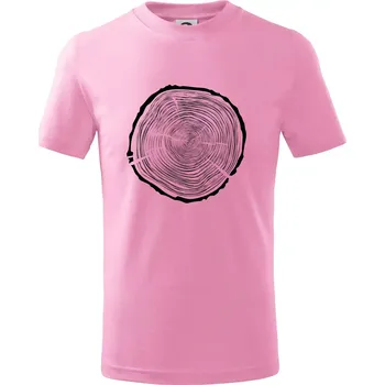 Chlapecké tričko Letokruhy 75 bez věku - Tričko dětské bavlněné - 134 cm/8 let ( Růžová )