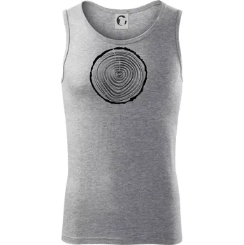 Letokruhy 20 bez věku - Tílko pánské Core - 2XL ( Tmavě šedý melír )