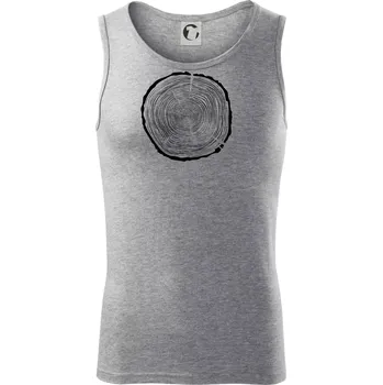 Letokruhy 80 bez věku - Tílko pánské Core - L ( Tmavě šedý melír )