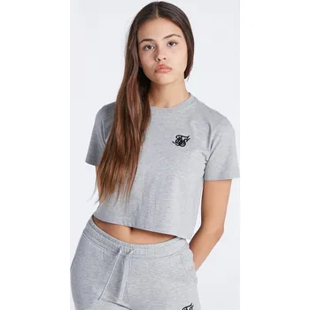 Tričko SikSilk Grey Marl 7315450 9-10 (M)