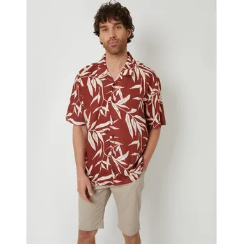 Pánská košile Košile Threadbare Rust 3435017 Medium