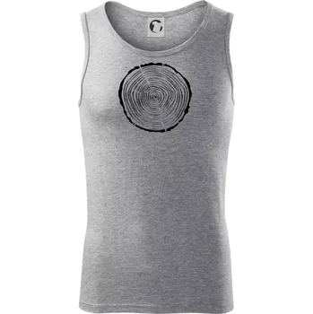 Letokruhy 30 bez věku - Tílko pánské Core - M ( Tmavě šedý melír )