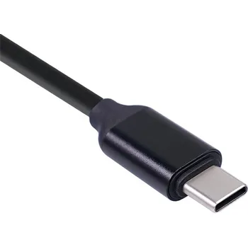 Datový kabel AppleMix Kabel USB-C samec / USB-C samice - prodlužovací - 1,5m - silný - černý