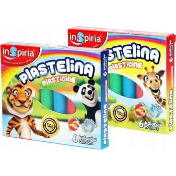 Modelovací hmota Plastelíny Inspiria 6 ks