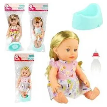 Lalka dziewczynka sikająca z nocnikiem MIX