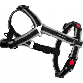 Postroj pro psa GUARD REFLEXNÍ postroj pro psa na procházky i do auta TRÉNINK Velikost L, mix barev