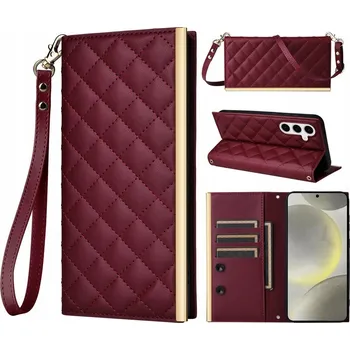 Pouzdro na mobilní telefon Flipové pouzdro ST pro Samsung Galaxy S25 FE červené