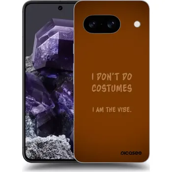 Pouzdro na mobilní telefon Picasee silikonový černý obal pro Google Pixel 8a - I don´t do costumes