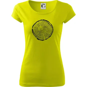 Dámské tričko Letokruhy 95 bez věku - Dámské triko Pure - S ( Limetková )
