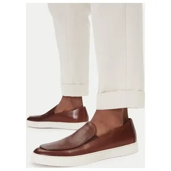 Dámská obuv Mokasíny Emporio Armani X4Y007 XF849 00257 Hnědá 45