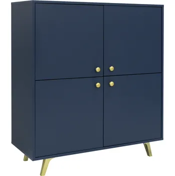 Organizace kuchyně Stolar Příborník SIENA 2 4D Zvolte dekor: matně modrá