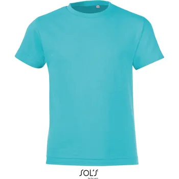Chlapecké kalhoty SOL's Collection Tričko Regent Fit Kids, krátký rukáv, dětské COT25118315988-atoll blue Modrá atol 12 roků