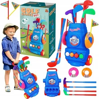 Sada pro hru Mini Golf – hole + míčky + stojan na kolečkách pro děti SP0804